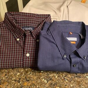 Chaps and Van Heusen Button Down Shirts